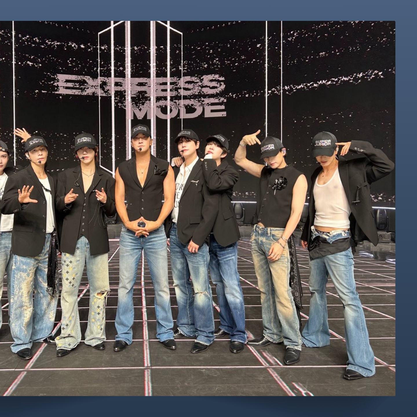 Recent activity shot of Super Junior