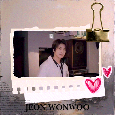 Behind-the-scenes cut of Wonwoo (SEVENTEEN)