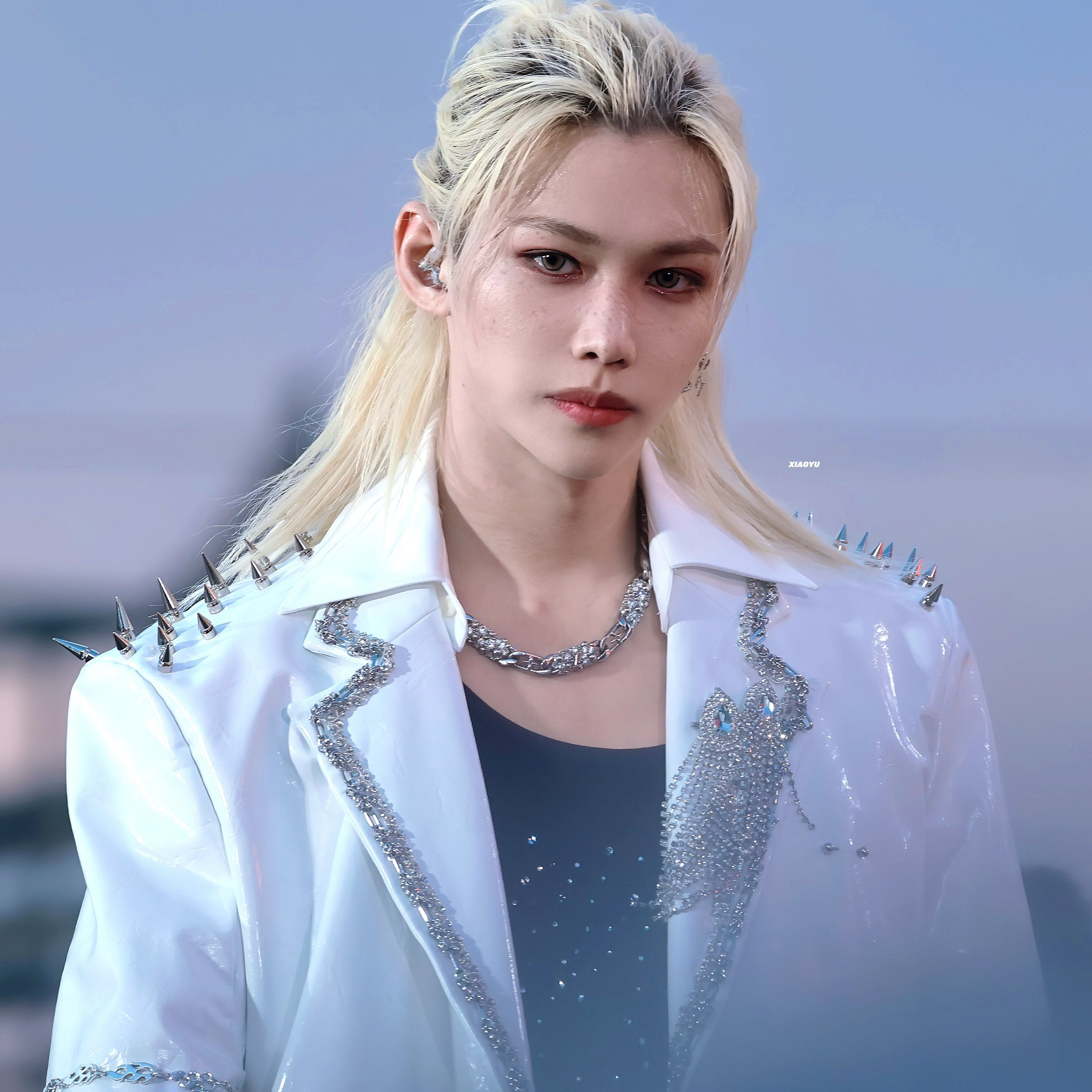 Recent activity shot of Felix (Stray Kids)