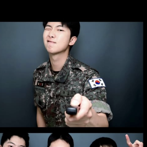 Foto aktivitas terbaru RM (BTS)