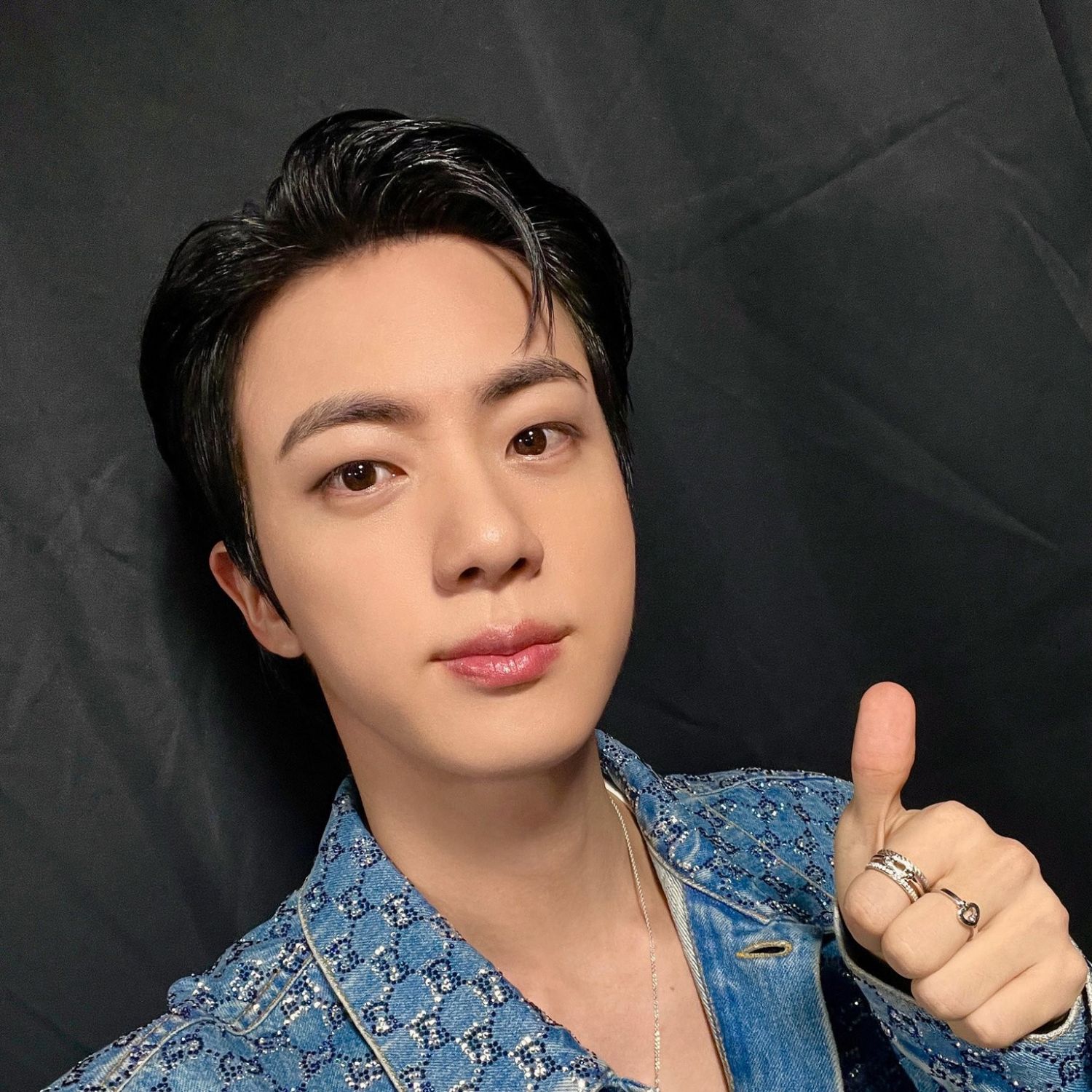Recent activity shot of Jin (BTS)