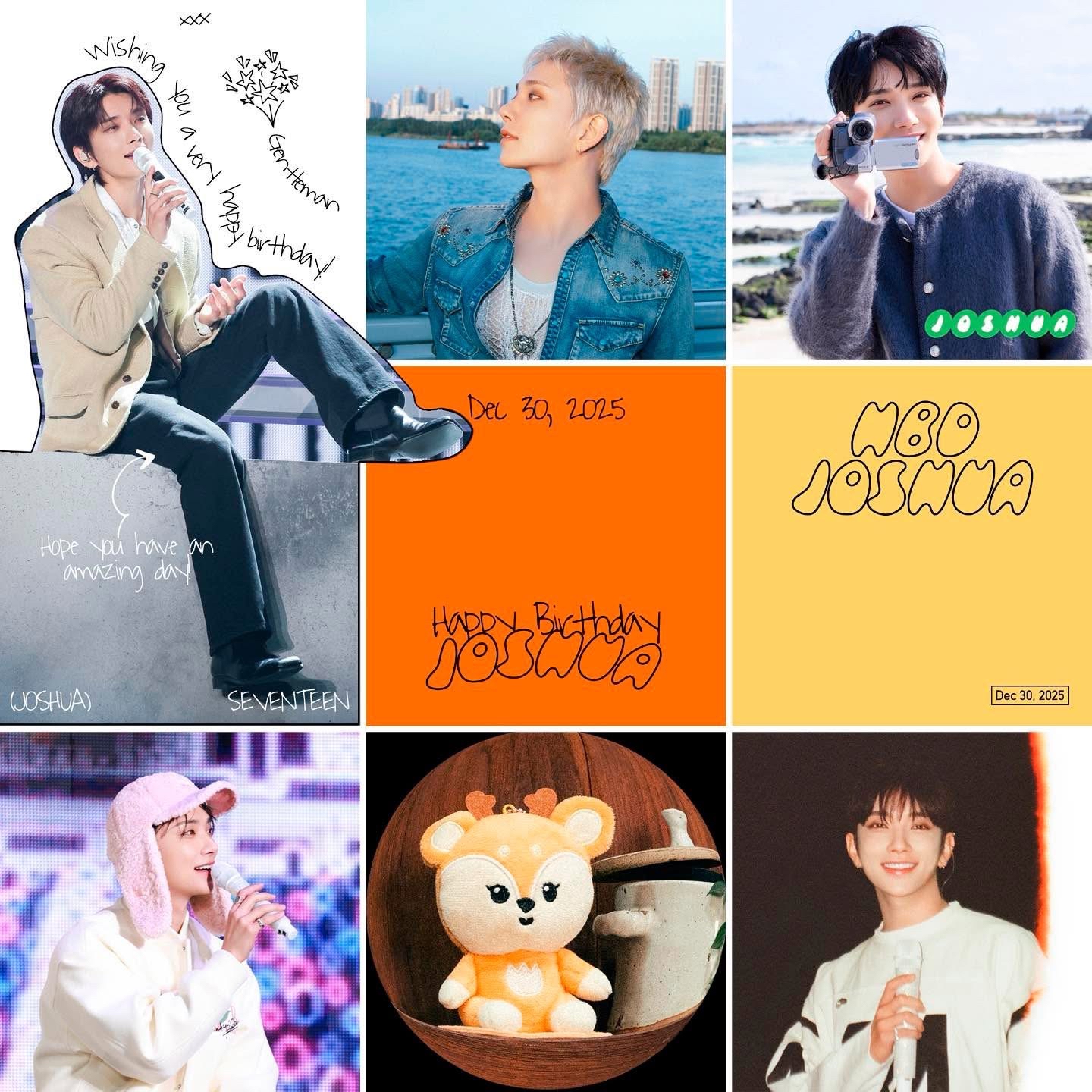 A moment captured by Joshua (SEVENTEEN)'s fan