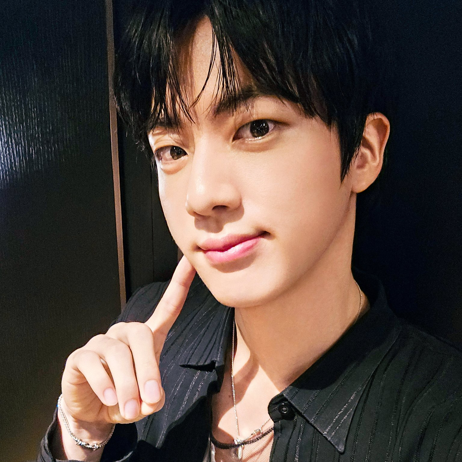 A moment captured by Jin (BTS)'s fan