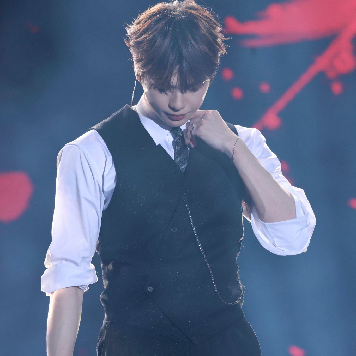 姜丹尼尔粉丝拍下的瞬间