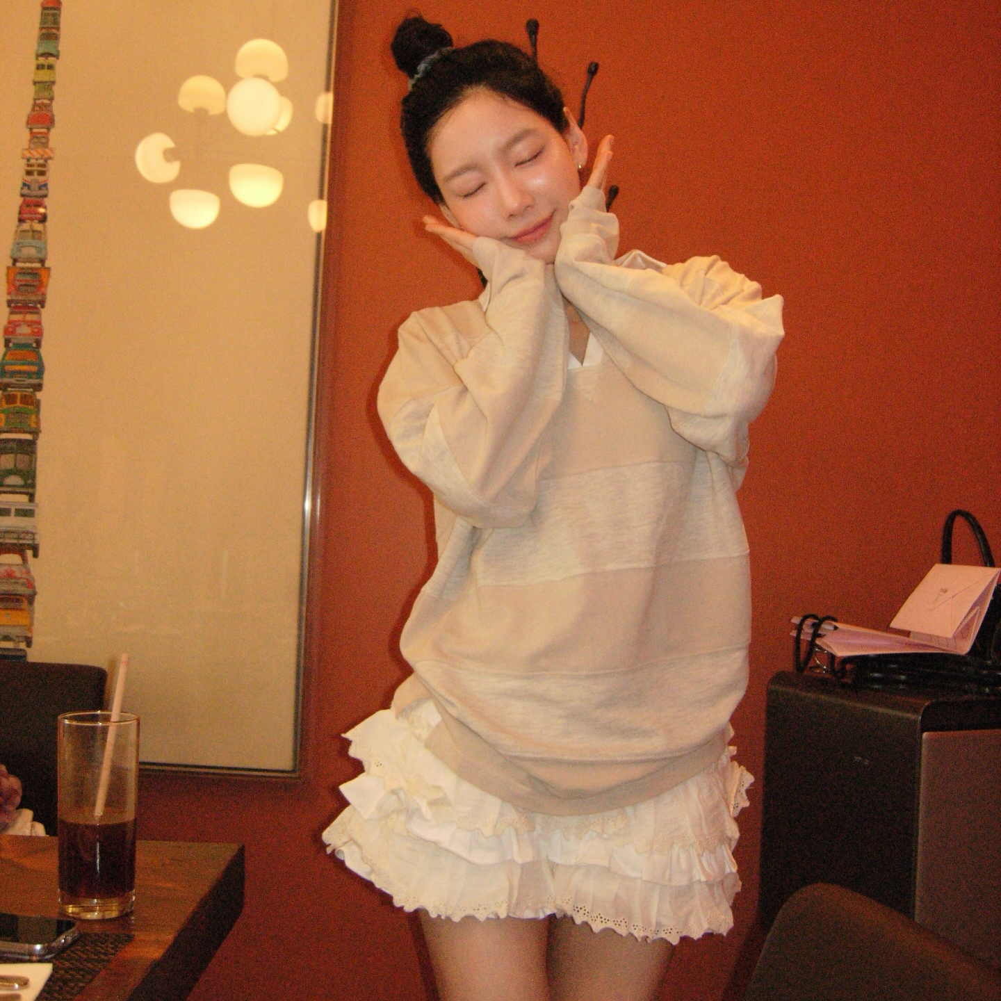 A moment captured by Taeyeon (Girls' Generation)'s fan