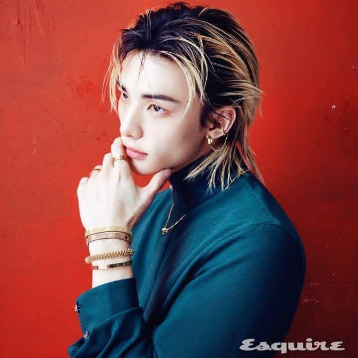 Recent activity shot of Hyunjin (Stray Kids)