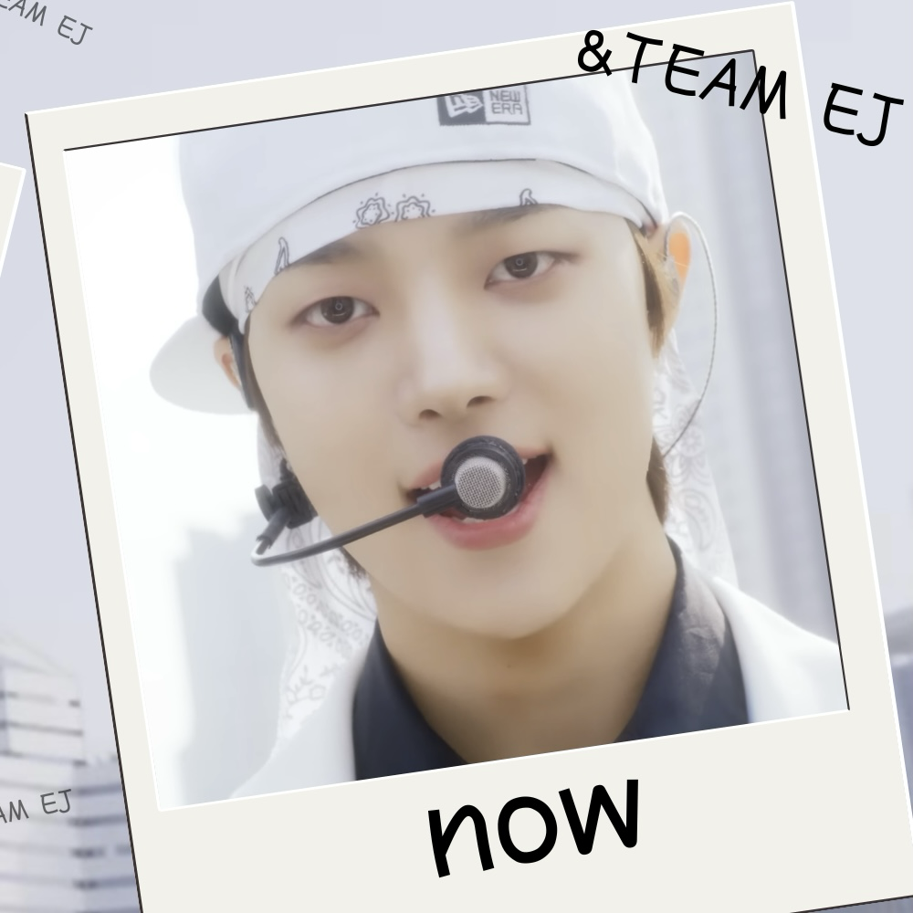 Behind-the-scenes cut of EJ (&TEAM)