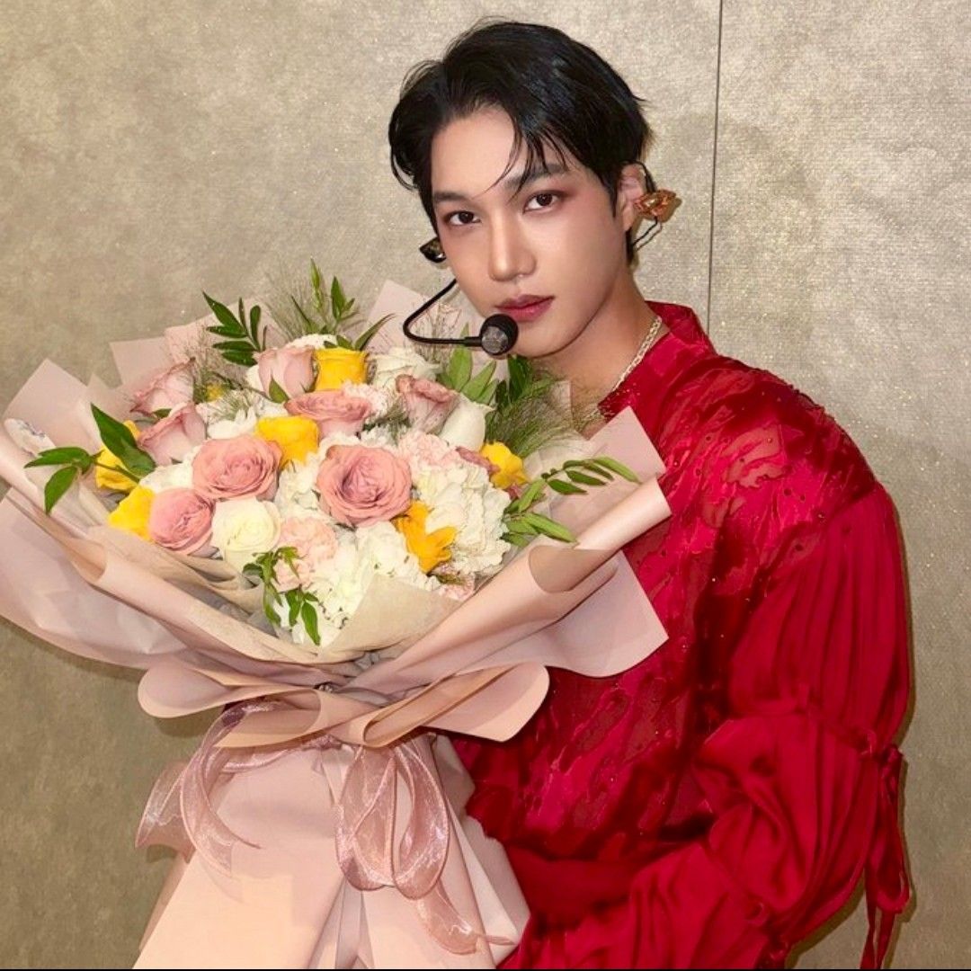 Recent activity shot of Kai (EXO)