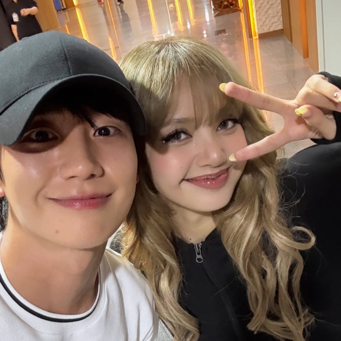 Recent activity shot of Lisa (BLACKPINK)