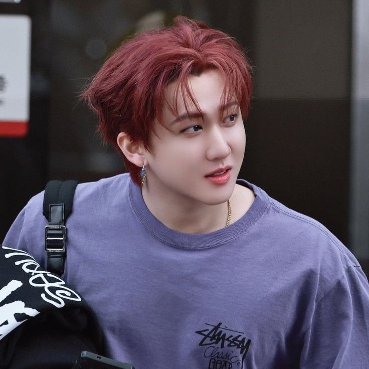 Recent activity shot of Changbin (Stray Kids)