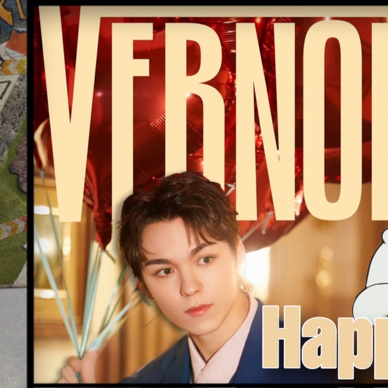 Recent activity shot of Vernon (SEVENTEEN)