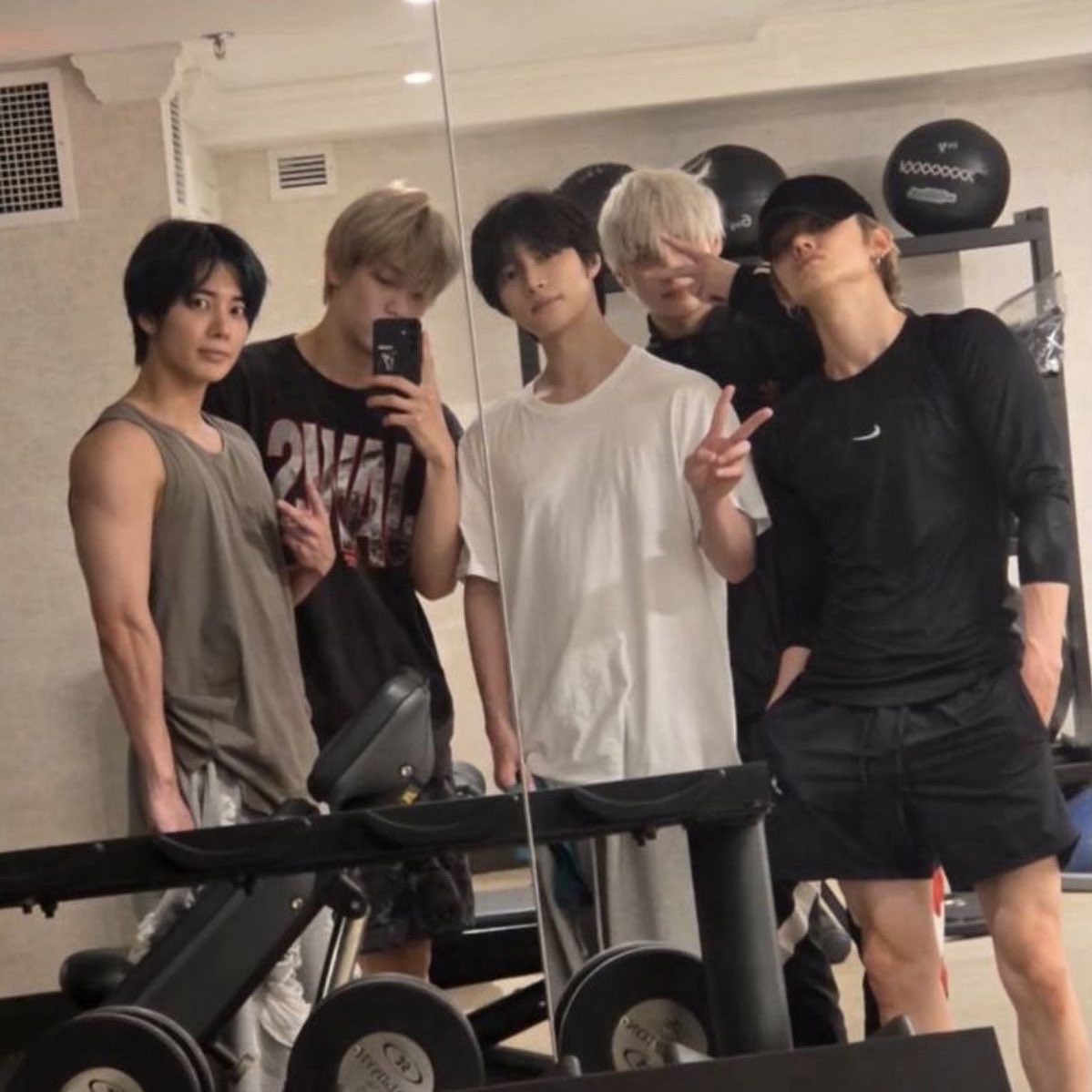 Recent activity shot of TOMORROW X TOGETHER
