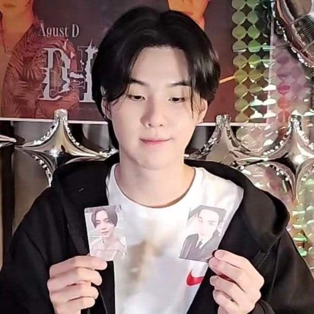 Recent activity shot of SUGA (BTS)