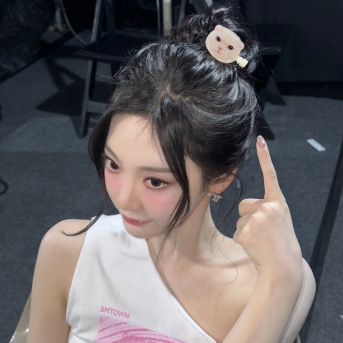 A moment captured by Ningning (aespa)'s fan