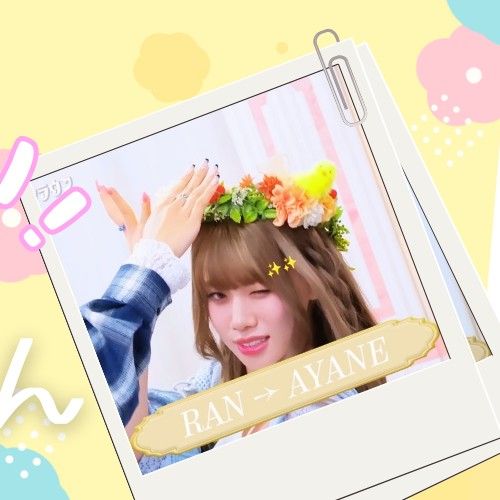 Behind-the-scenes cut of Takami Ayane (ME:I)