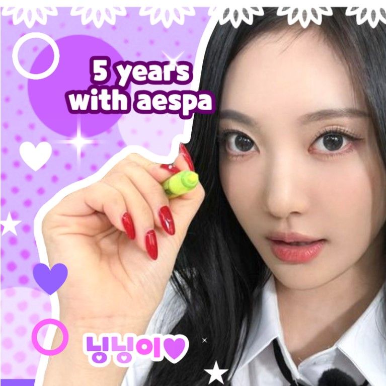 Behind-the-scenes cut of Ningning (aespa)