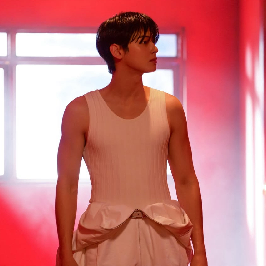 Recent activity shot of Eunwoo (ASTRO)
