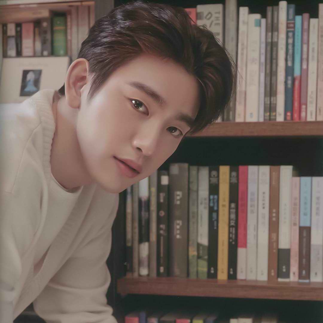 Recent activity shot of Jinyoung (GOT7)