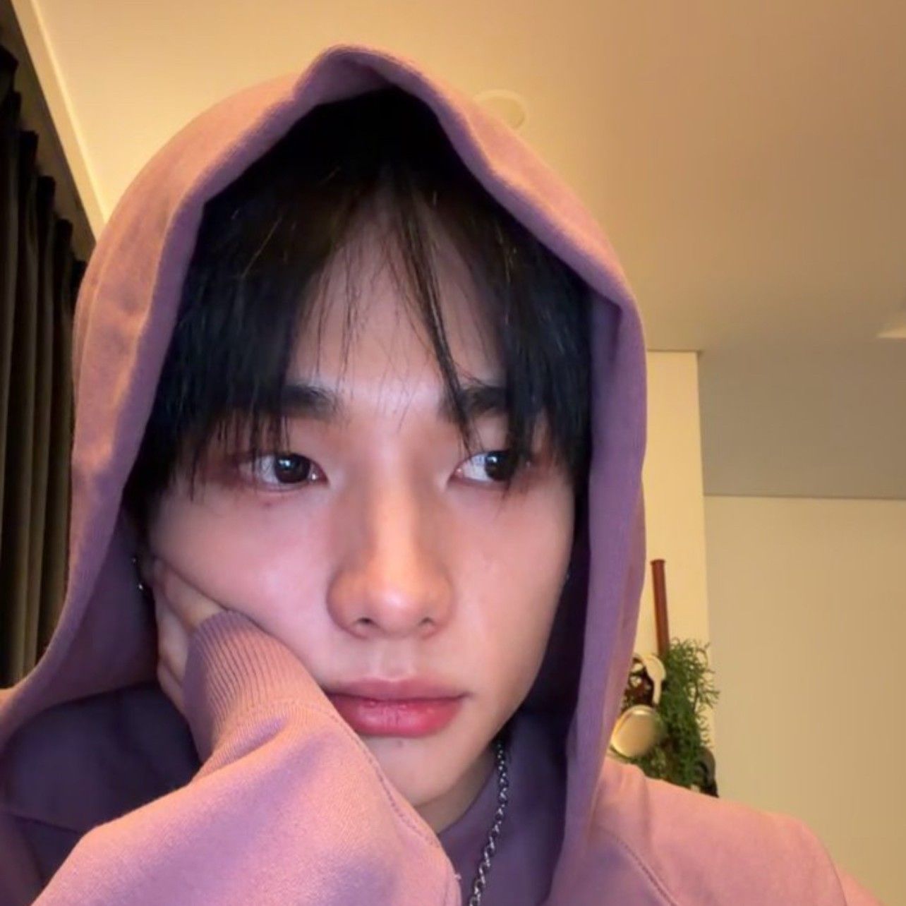 A moment captured by Hyunjin (Stray Kids)'s fan