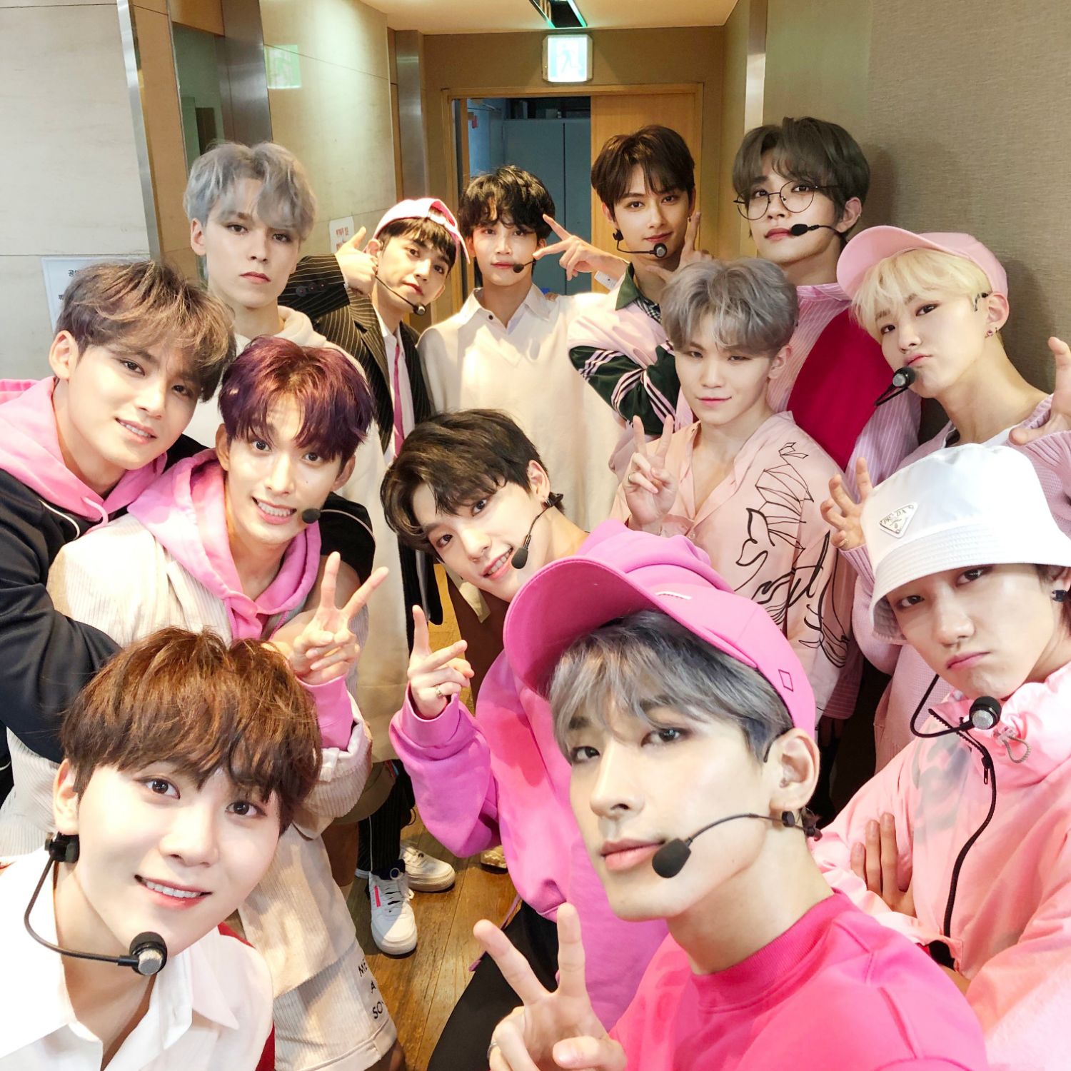 A moment captured by SEVENTEEN's fan