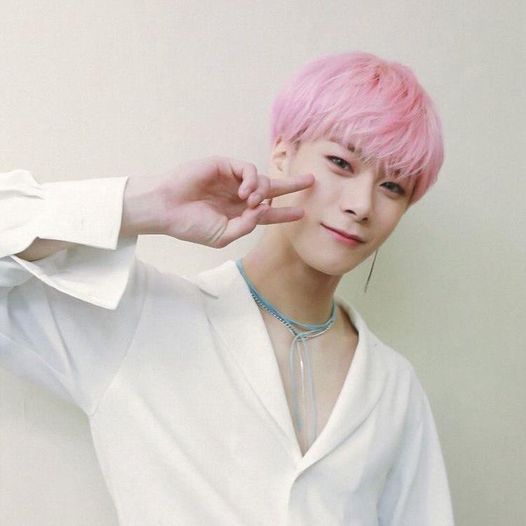 Recent activity shot of Moonbin (ASTRO)