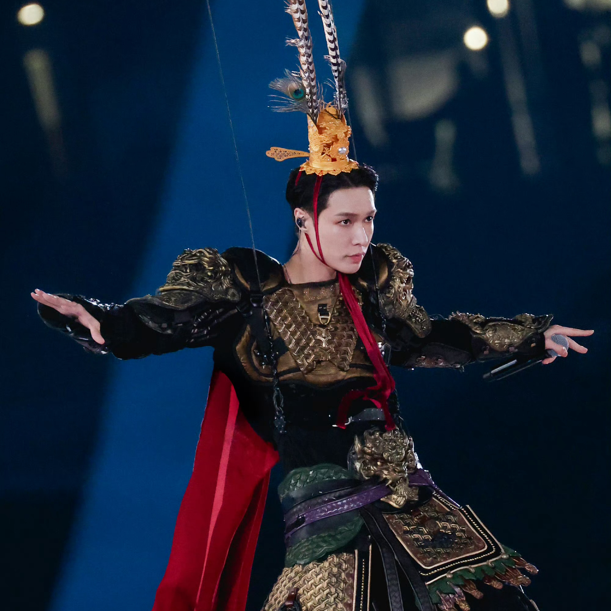 Recent activity shot of Lay (EXO)