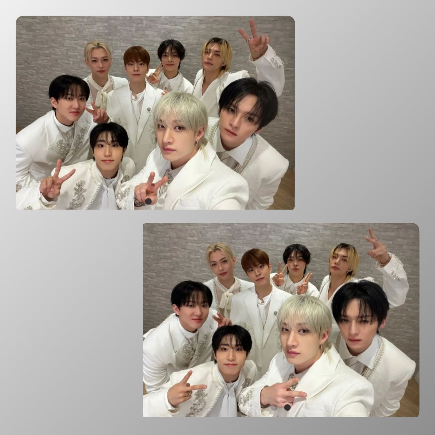 A moment captured by Stray Kids's fan