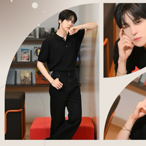 Behind-the-scenes cut of Yunho (ATEEZ)