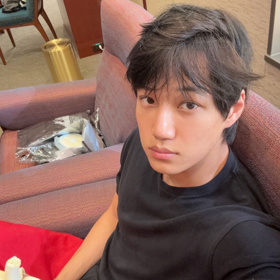 A moment captured by Kai (EXO)'s fan