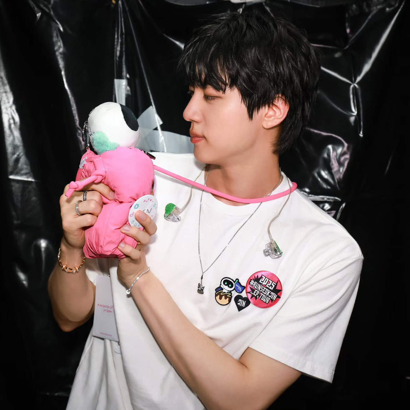 A moment captured by Jin (BTS)'s fan