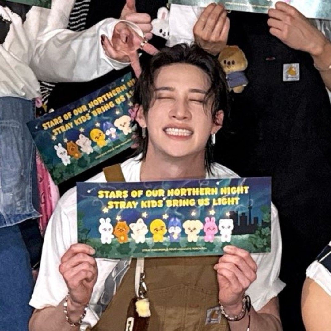 A moment captured by Bang Chan (Stray Kids)'s fan