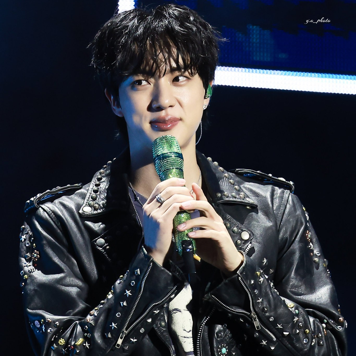 Recent activity shot of Jin (BTS)