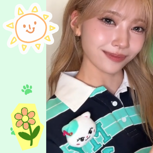 Behind-the-scenes cut of Mayuka (NiziU)