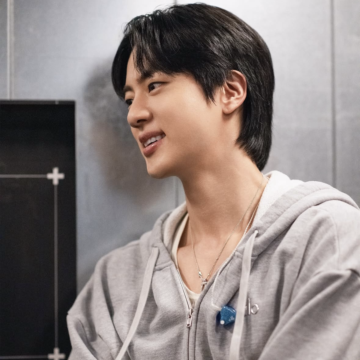 Recent activity shot of Jin (BTS)