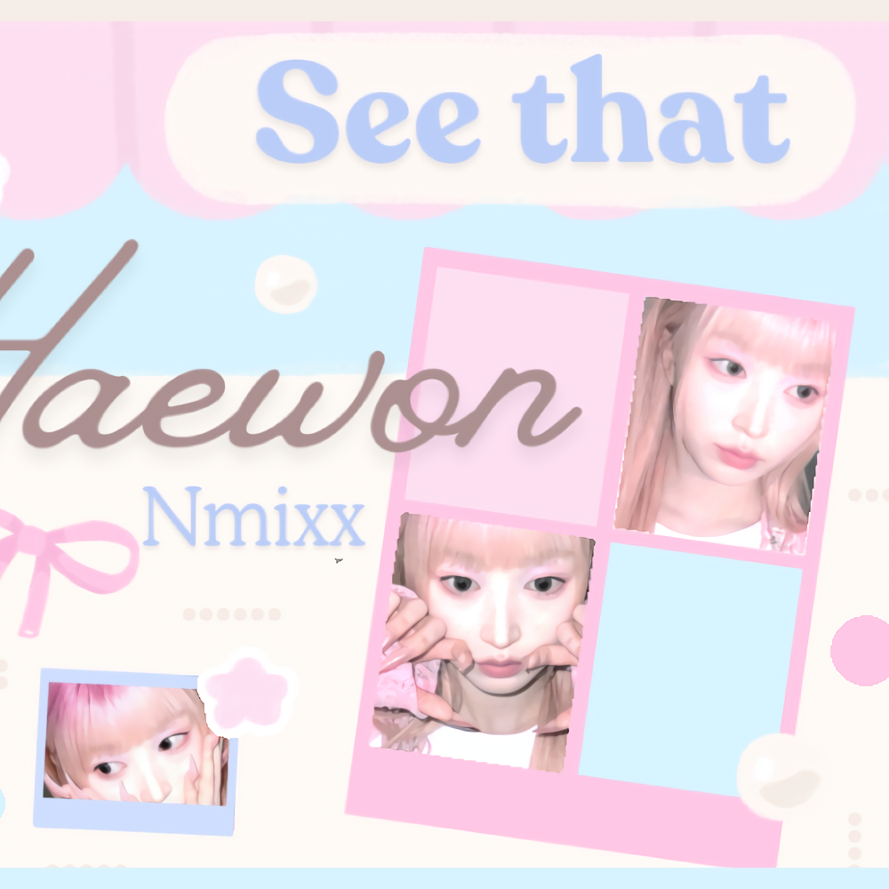 Behind-the-scenes cut of Haewon (NMIXX)