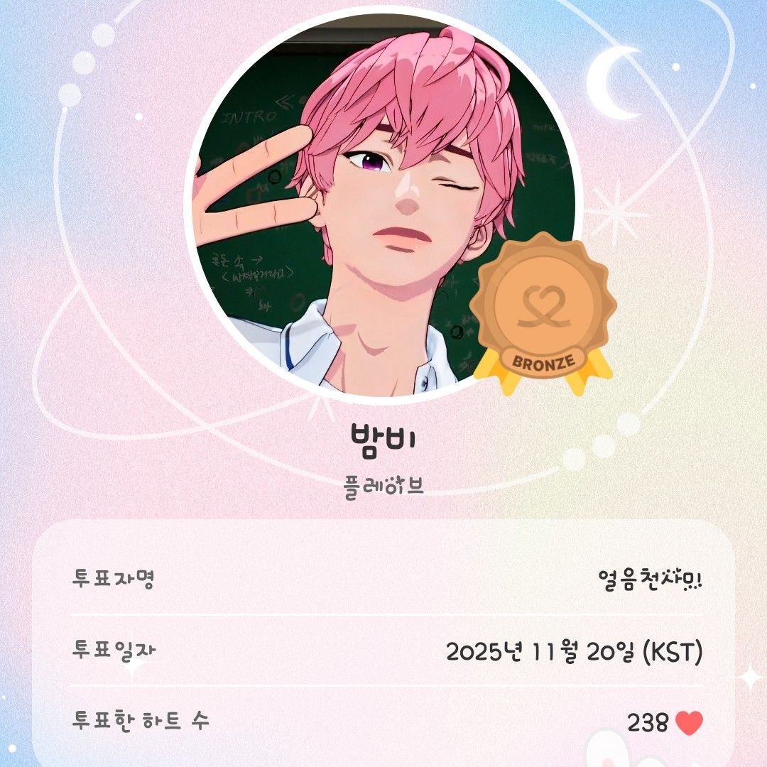 A moment captured by Bamby (PLAVE)'s fan