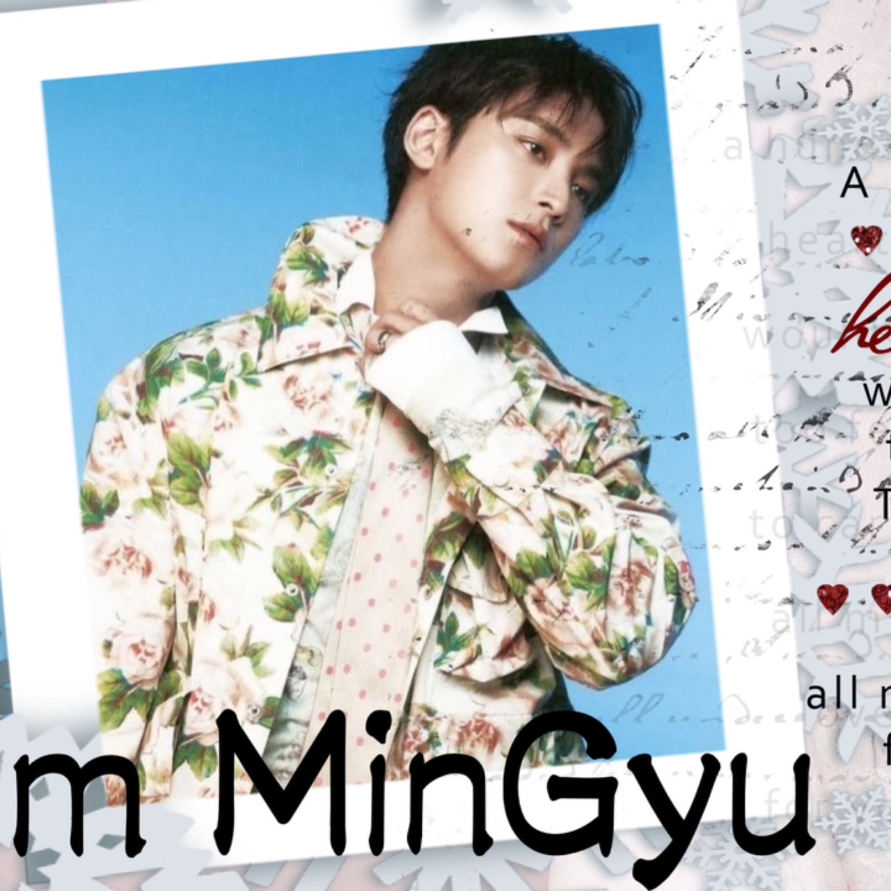 Behind-the-scenes cut of Mingyu (SEVENTEEN)