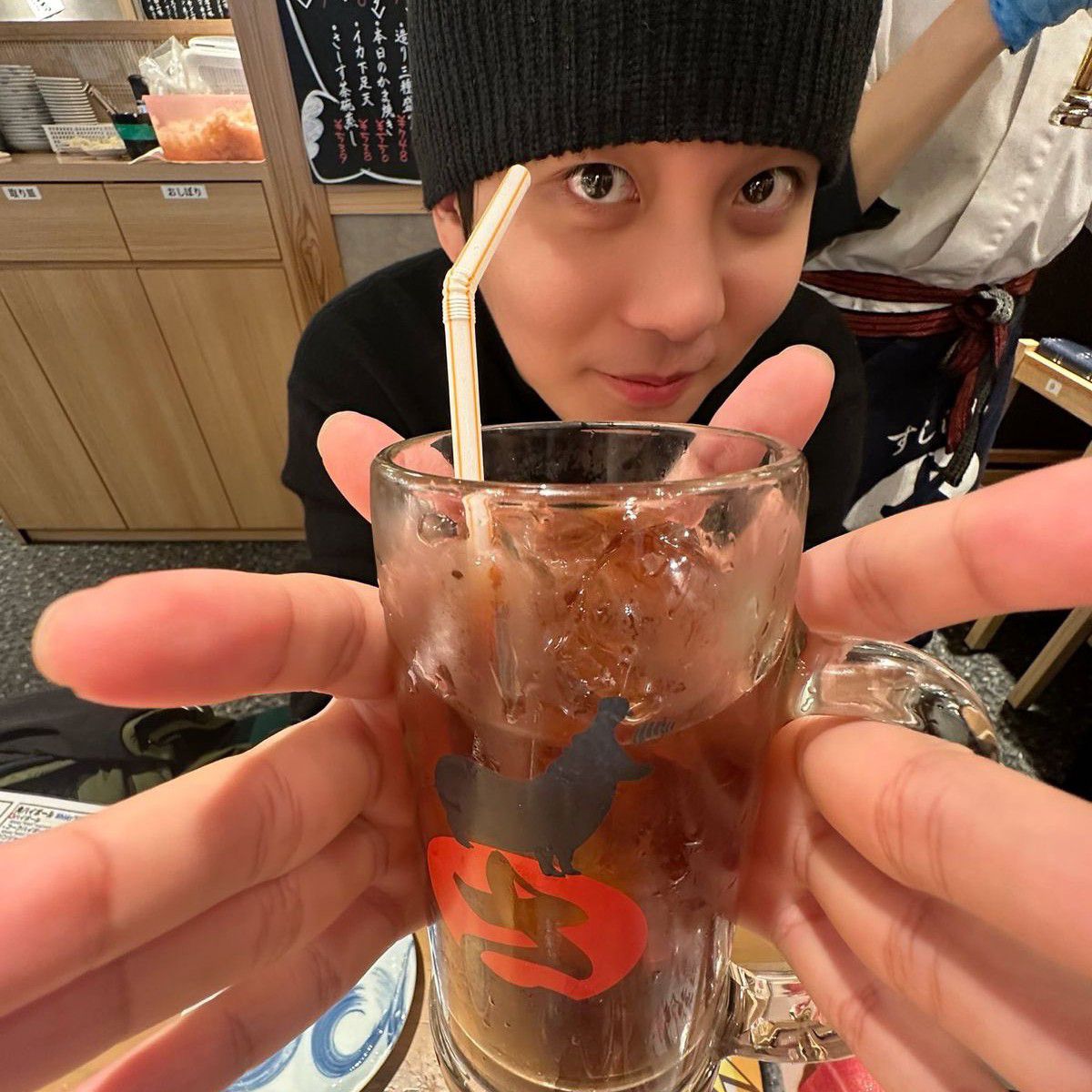 A moment captured by ATEEZ's fan