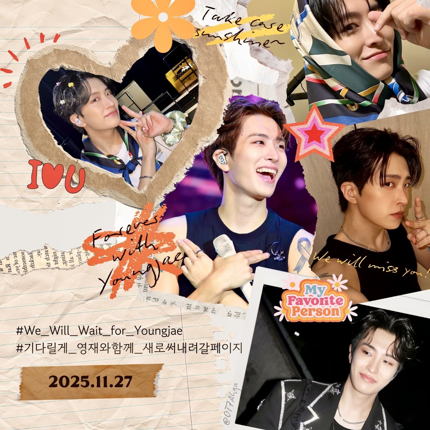 A moment captured by Youngjae (GOT7)'s fan