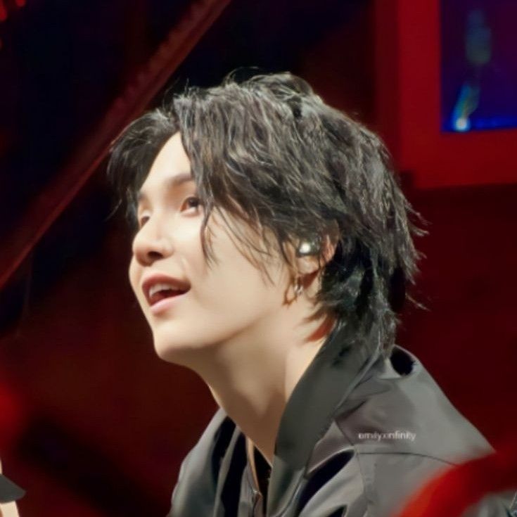 Recent activity shot of SUGA (BTS)