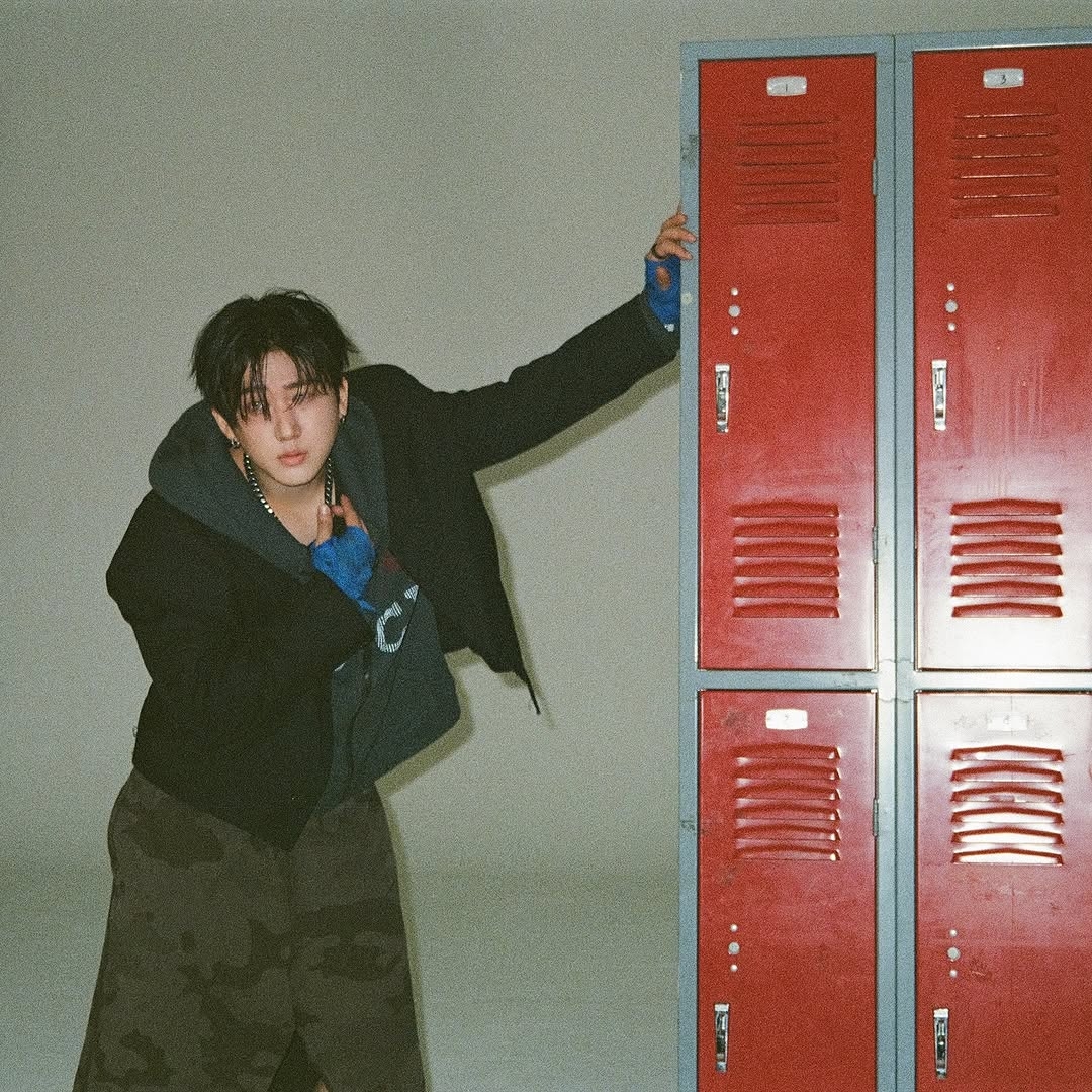 A moment captured by Changbin (Stray Kids)'s fan