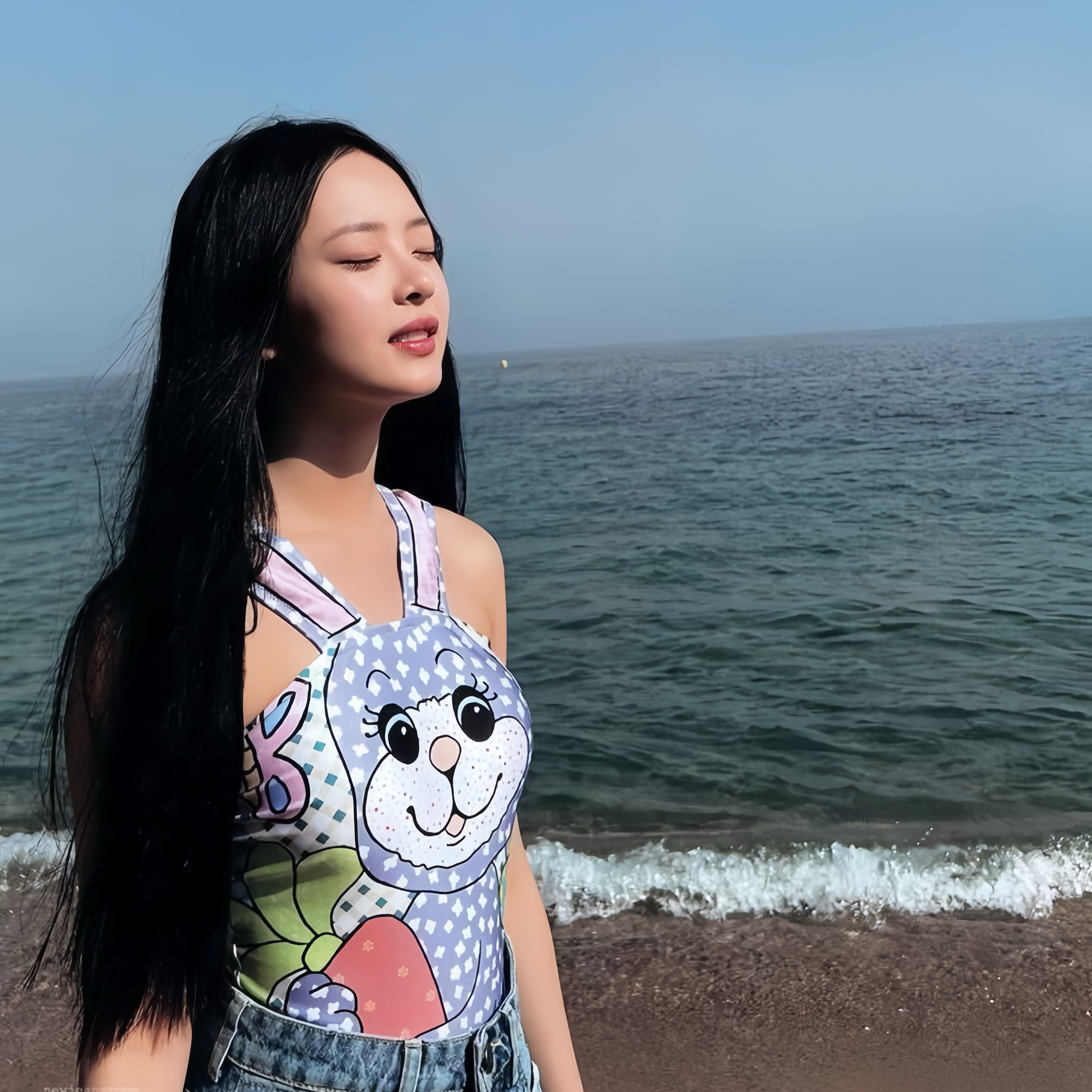 A moment captured by HANNI (NewJeans)'s fan