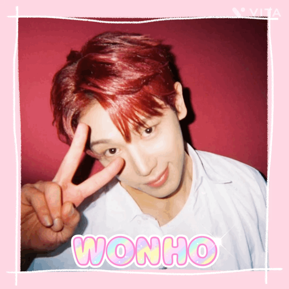 A moment captured by Wonho's fan