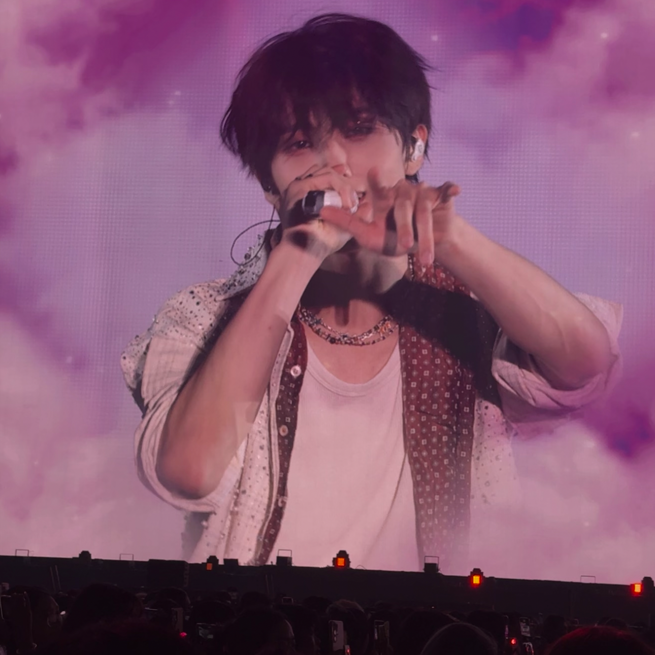 A moment captured by Jisung (NCT DREAM)'s fan