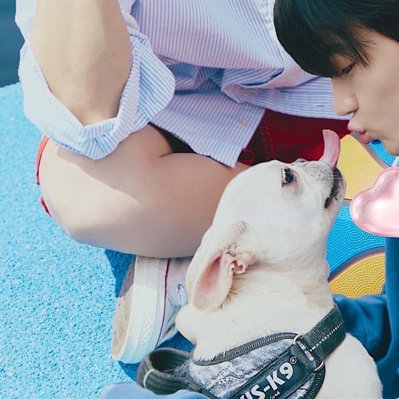 Recent activity shot of Hyunjae (THE BOYZ)