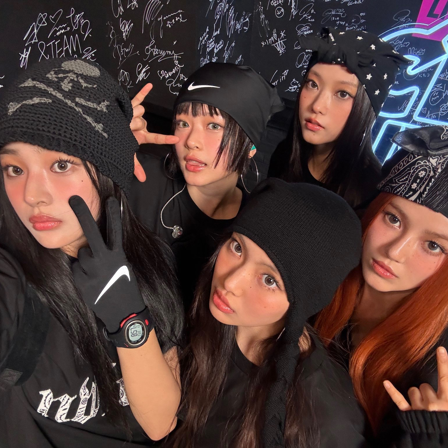 A moment captured by NewJeans's fan