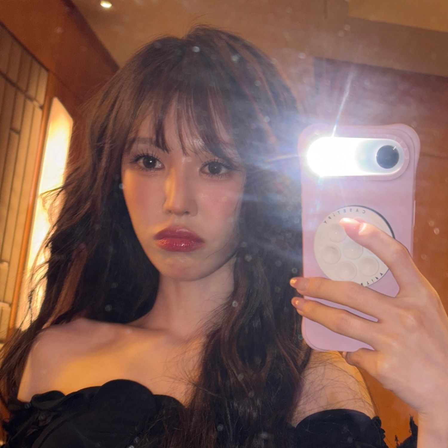 A moment captured by Wendy (Red Velvet)'s fan