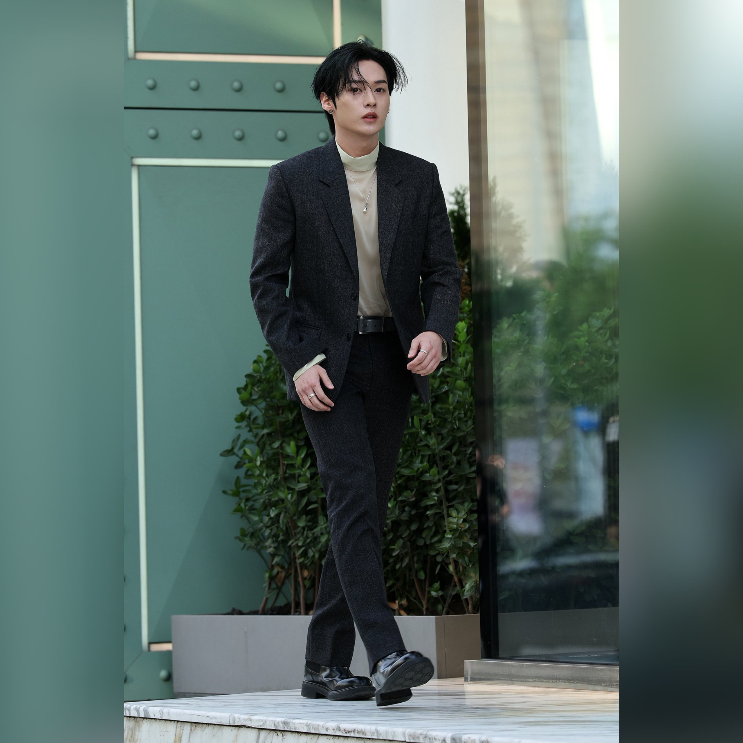A moment captured by Lee Know (Stray Kids)'s fan