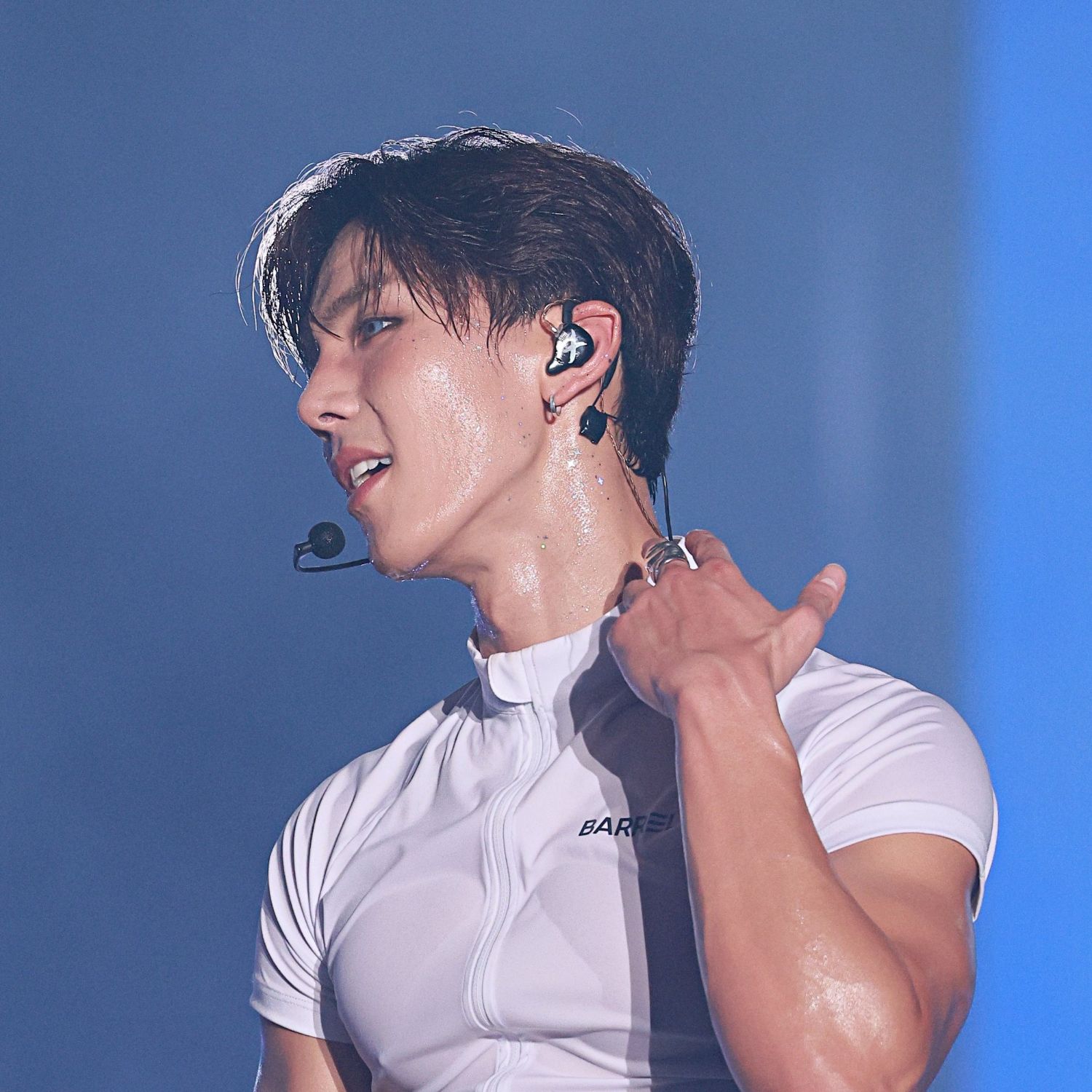 Recent activity shot of Shownu (MONSTA X)