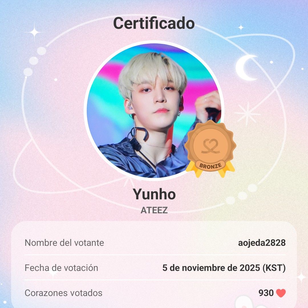 Recent activity shot of Yunho (ATEEZ)
